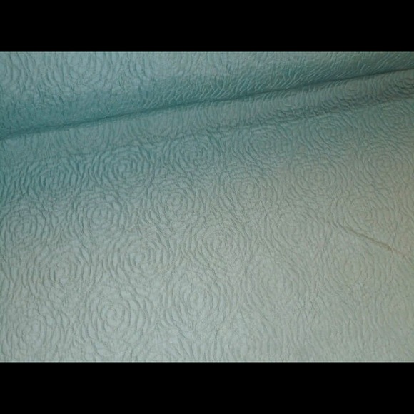 Chinoiserie Kensho 71073-15 Matelassé Fabric Aqua - Picture 6 of 8